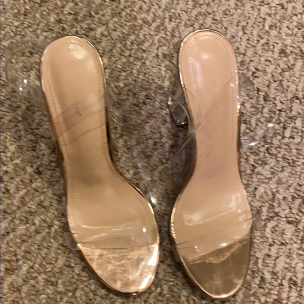 Clear shoes